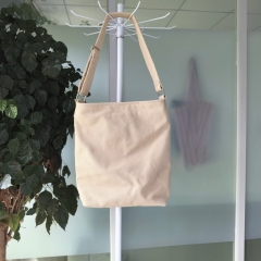Cotton canvas shoulder bag