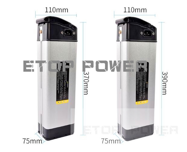 ETOP POWER Batería scooter 24V 36V 48V 8Ah 10Ah 12Ah 15Ah 20Ah