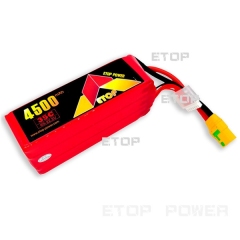 ETOP POWER 4500mAh 35C 6S22.2Vドローン用リポバッテリー