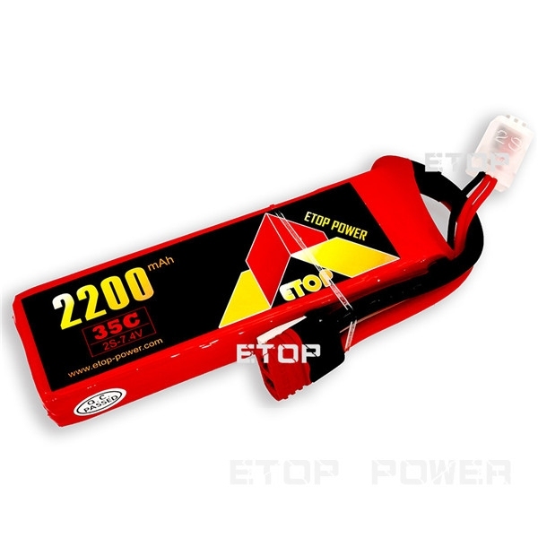 ETOP POWER 2200mAh 35C 3S 11.1V lipo battery for RC plane