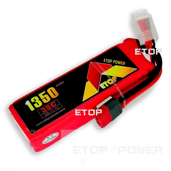 ETOP POWER 1350mAh 35C 3S 11.1V batería lipo