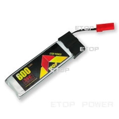 ETOP POWER 600mAh 35C 1S 3.7V batería lipo