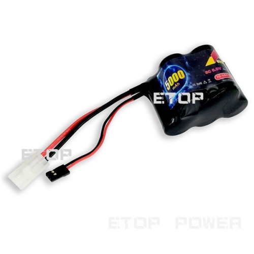 ETOP POWER 5000mAh 6.0V SC NiMH battery