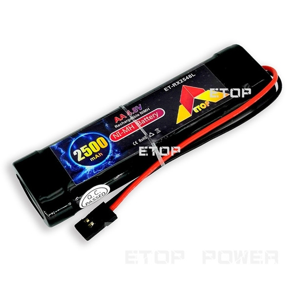 ETOP POWER 2500mAh (L) 4.8V AA NiMH batería