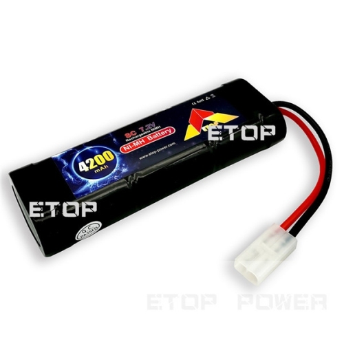 ETOP POWER 4200mAh 7.2V NiMH battery for RC car
