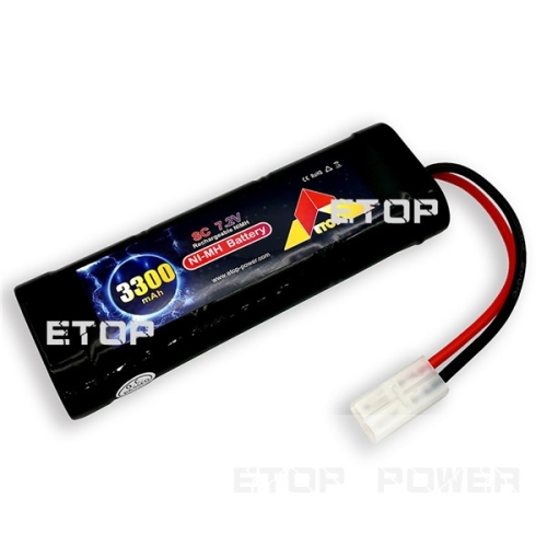 ETOP POWER 3300mAh 7.2V NiMH battery for RC car