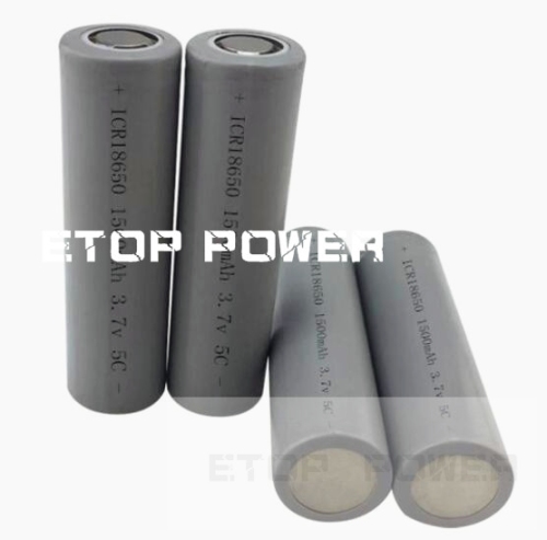 ETOP POWER 18650 1500mAh 10C Li-ion battery