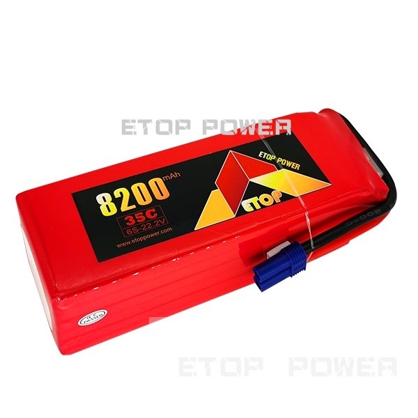 ETOP POWER 82000mAh 35C 6S 22.2V batería lipo para Drone