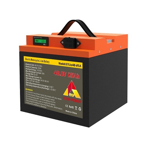 ETOPリチウムイオン電池48V25Ah電動バイク用