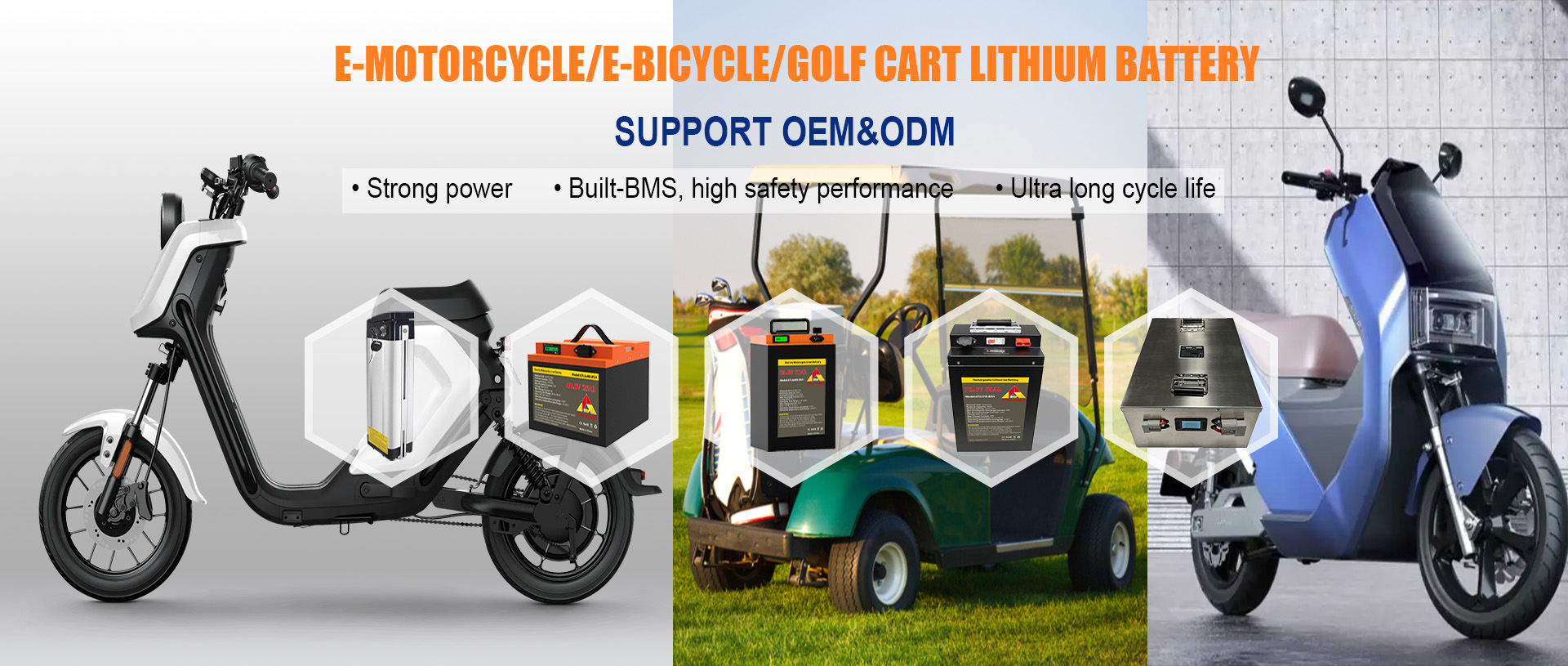 ETOP POWER Electric motorcycle, bicycle, scooter batteries
