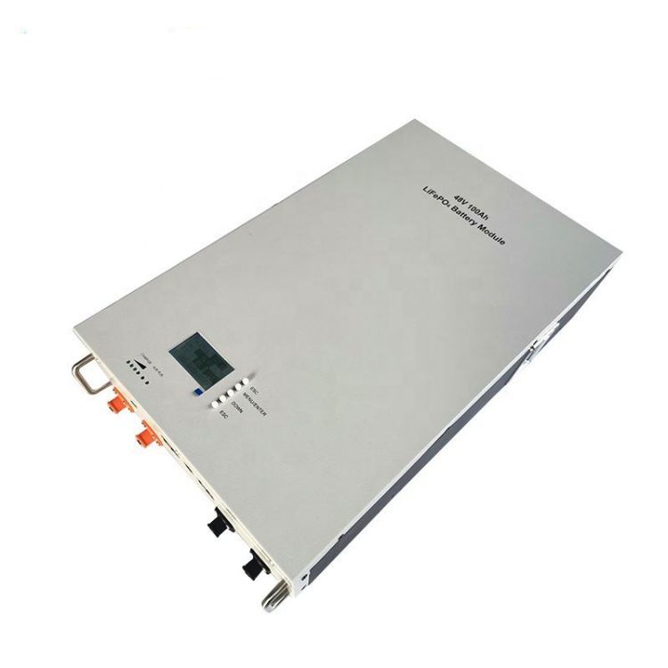 home energy storage systems Wall mounted lithium Ion solar battery 51.2V 100Ah 5kwh Lifepo4 pack