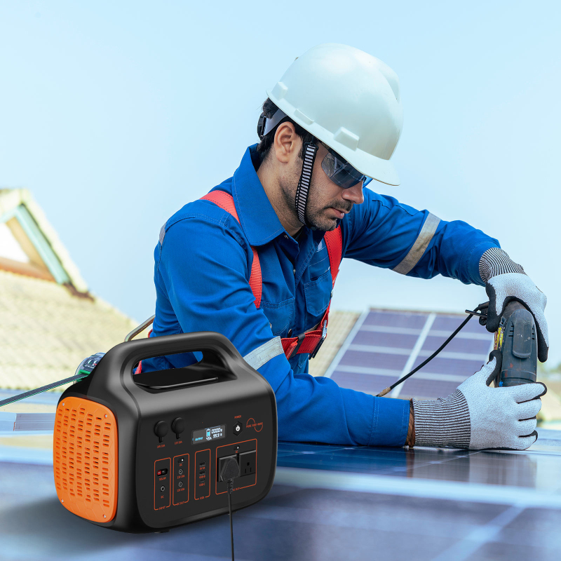 1500Wソーラー屋外電源キャンプポータブル発電所発電所高容量