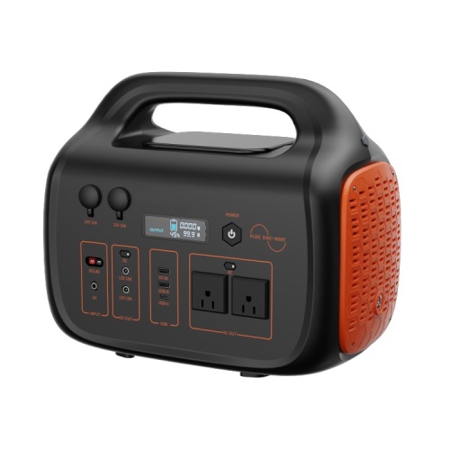 AC220V Portable Power Station Solar Power Bank Charging 600W Emergency energy storage