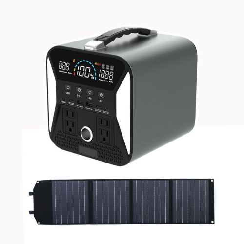 Solar Battery Outside Portable Solar Lifepo4 500W Power Station Mobile Supply Bank Outdoor ...