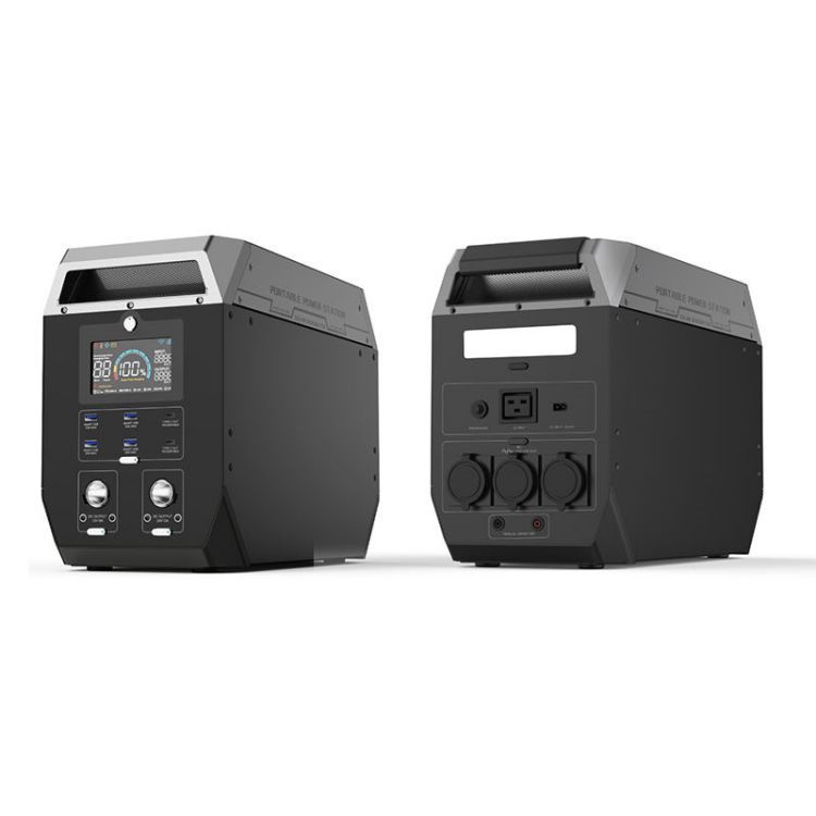 2000W AC220V LiFePO4 Batería Hogar Almacenamiento de energía Fuente de alimentación Estación de energía portátil al aire libre
