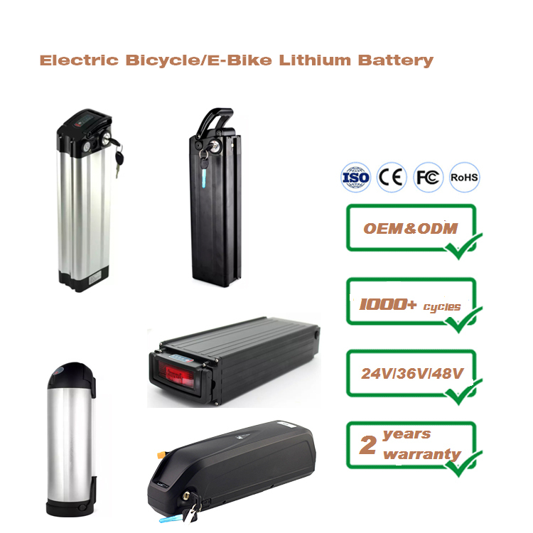 電動自転車リチウムイオンバッテリーパック 48V 10Ah 13Ah 36V 15Ah 25Ah 30Ah