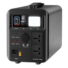 ソーラー 1200W リチウム バッテリー ポータブル パワー ステーション 220V 300W 700W 2500W 屋外エネルギー ストレージ電源