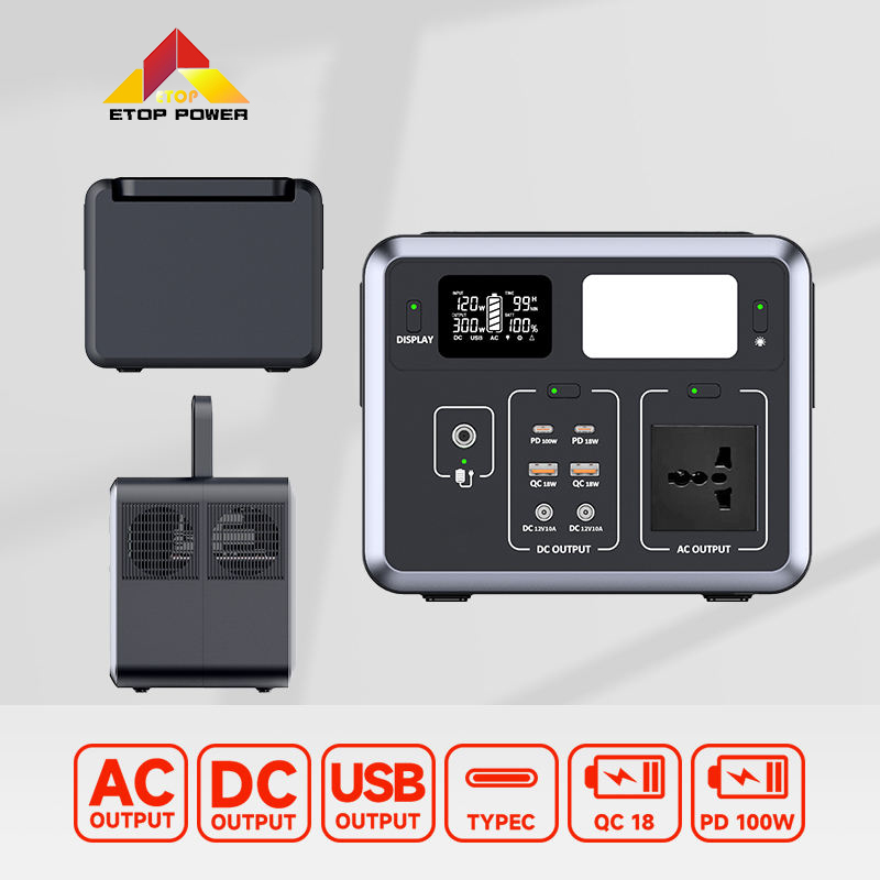 Lifepo4 バッテリー 110V 230V ポータブル電源 300W 500W 屋外緊急電源 キャンプ RV アウトドア用