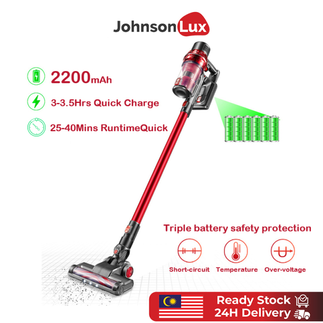 Johnsonlux Cordless Vacuum Cleaner Smart Wairless Vacuum Handheld Cleaner Powerful Suction Daul Motor