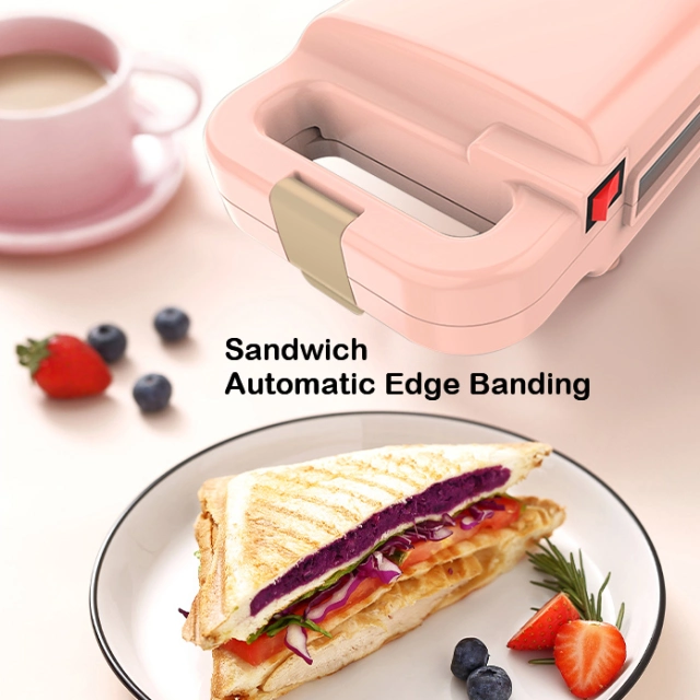Electric Sandwich Waffle Maker Fast Breakfast Machine Bread Toaster Kitchen Pancake Maker Multifunction Baker 650W