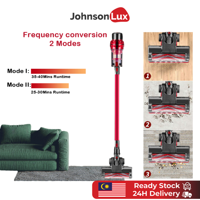 Johnsonlux Cordless Vacuum Cleaner Smart Wairless Vacuum Handheld Cleaner Powerful Suction Daul Motor