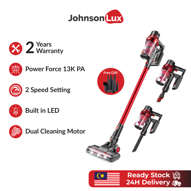 Johnsonlux Cordless Vacuum Cleaner Smart Wairless Vacuum Handheld Cleaner Powerful Suction Daul Motor