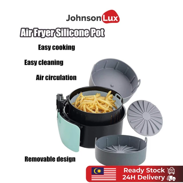 Air Fryer Oven Silicone Basket Pot FDA Approved Food Safe  Air Fryer Accessories Air Fryer Basket Replacement