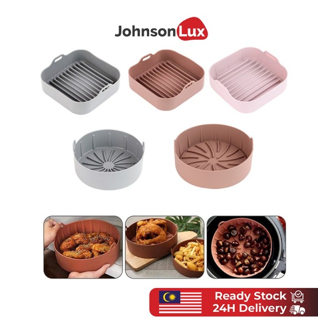 Air Fryer Oven Silicone Basket Pot FDA Approved Food Safe  Air Fryer Accessories Air Fryer Basket Replacement