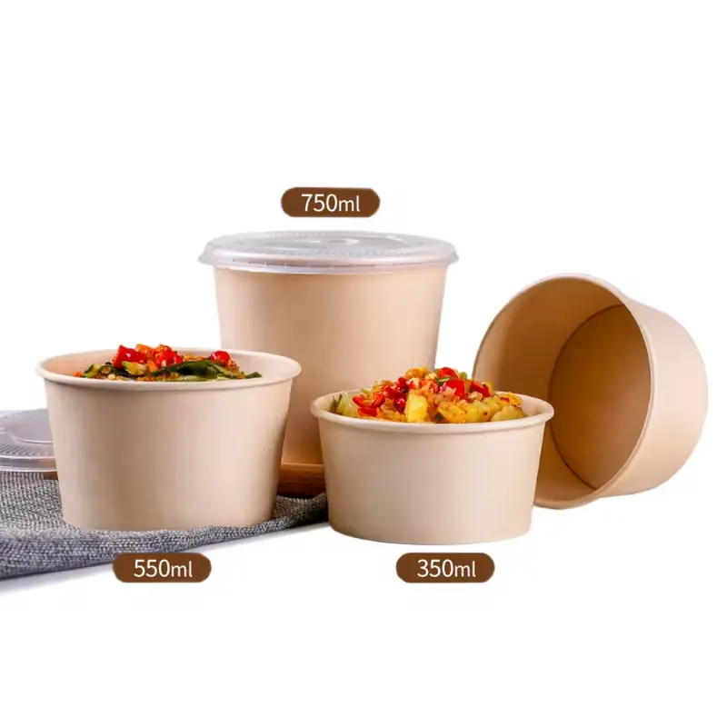 Custom Biodegradable Paper Bowls