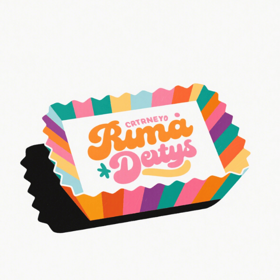 Custom paper candy cups supplied in bulk box packaging