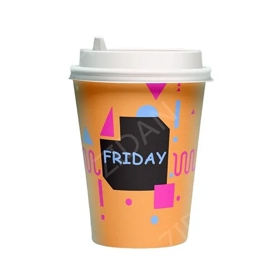 Custom 12 oz Paper Cups for Coffee & Beverage