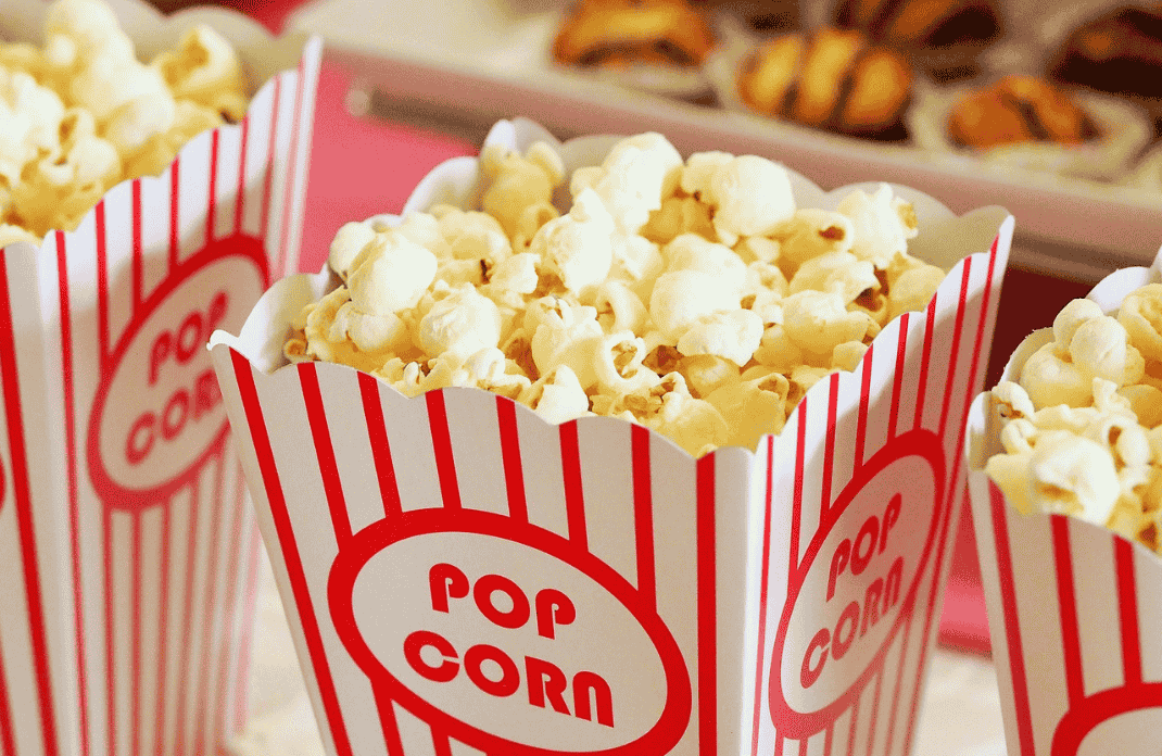 custom printed popcorn buckets for cinemas and events
