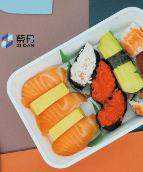 compostable plastic-free takeaway lunch box
