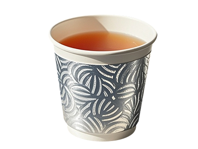 custom silver foil stamping paper cups