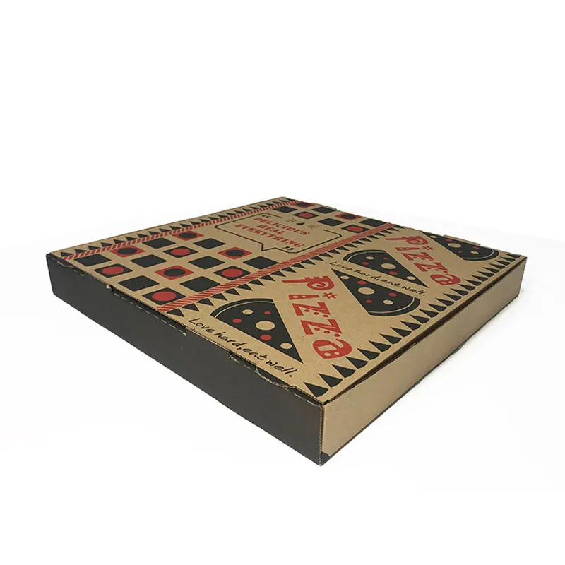 Custom Kraft Corrugated Pizza Box