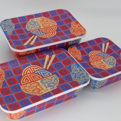 Cardboard-Plastic Composite Leak-Proof Lunch Box