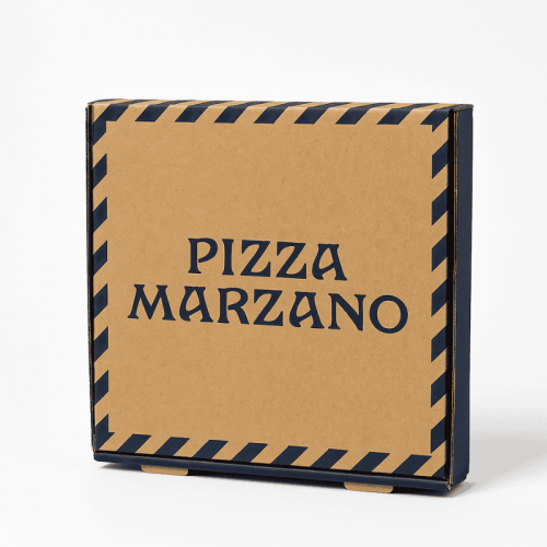 Custom Kraft Corrugated Pizza Box
