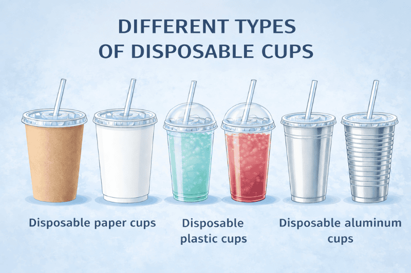 Different Types of Disposable Cups- A Simple Guide to Know Them All