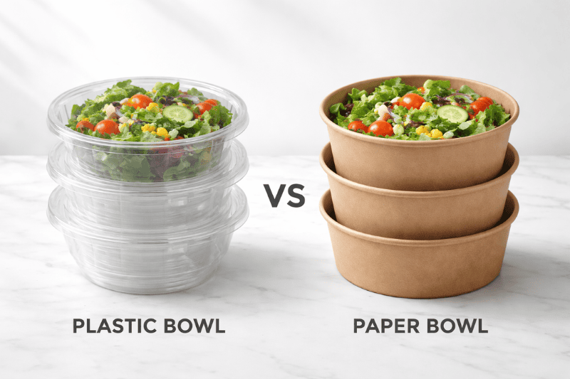 The Carbon Footprint of a Disposable Paper Bowl vs Plastic Bowl