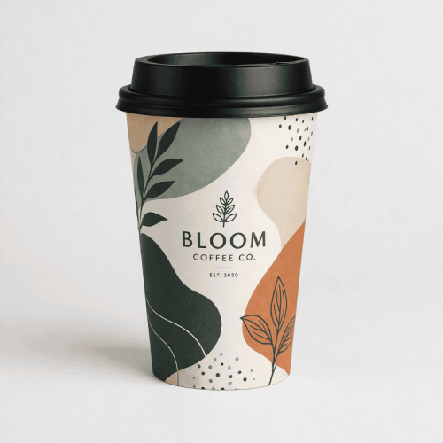 Custom Printed Takeaway Coffee Cups