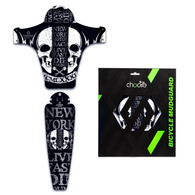 Bike Fender, Adjustable MTB Mud Guard, Front and Rear Compatible Mudguards, Easy to Install, Fits 26", 27.5", 29" Fat Tire Bikes