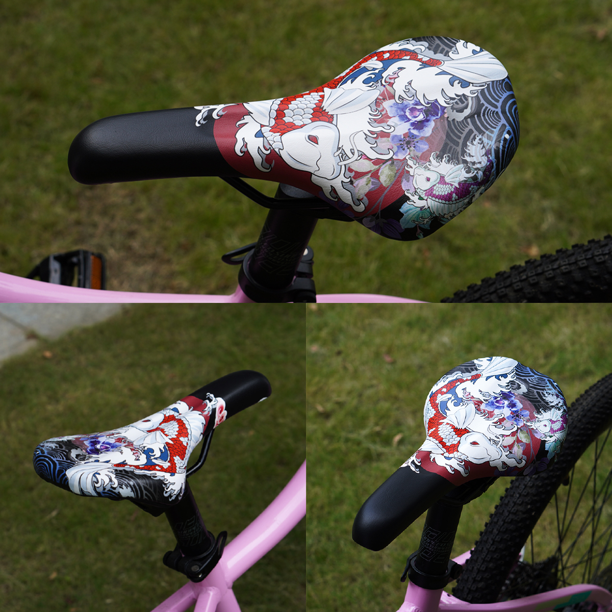 Bike Seat,Comfortable Bike Seat-Universal Replacement Bicycle Saddle-Waterproof Leather