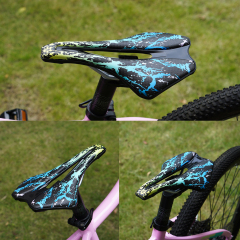 Bike Seat,Comfortable Bike Seat-Universal Replacement Bicycle Saddle-Waterproof Leather