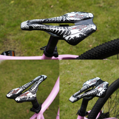 Bike Seat,Comfortable Bike Seat-Universal Replacement Bicycle Saddle-Waterproof Leather