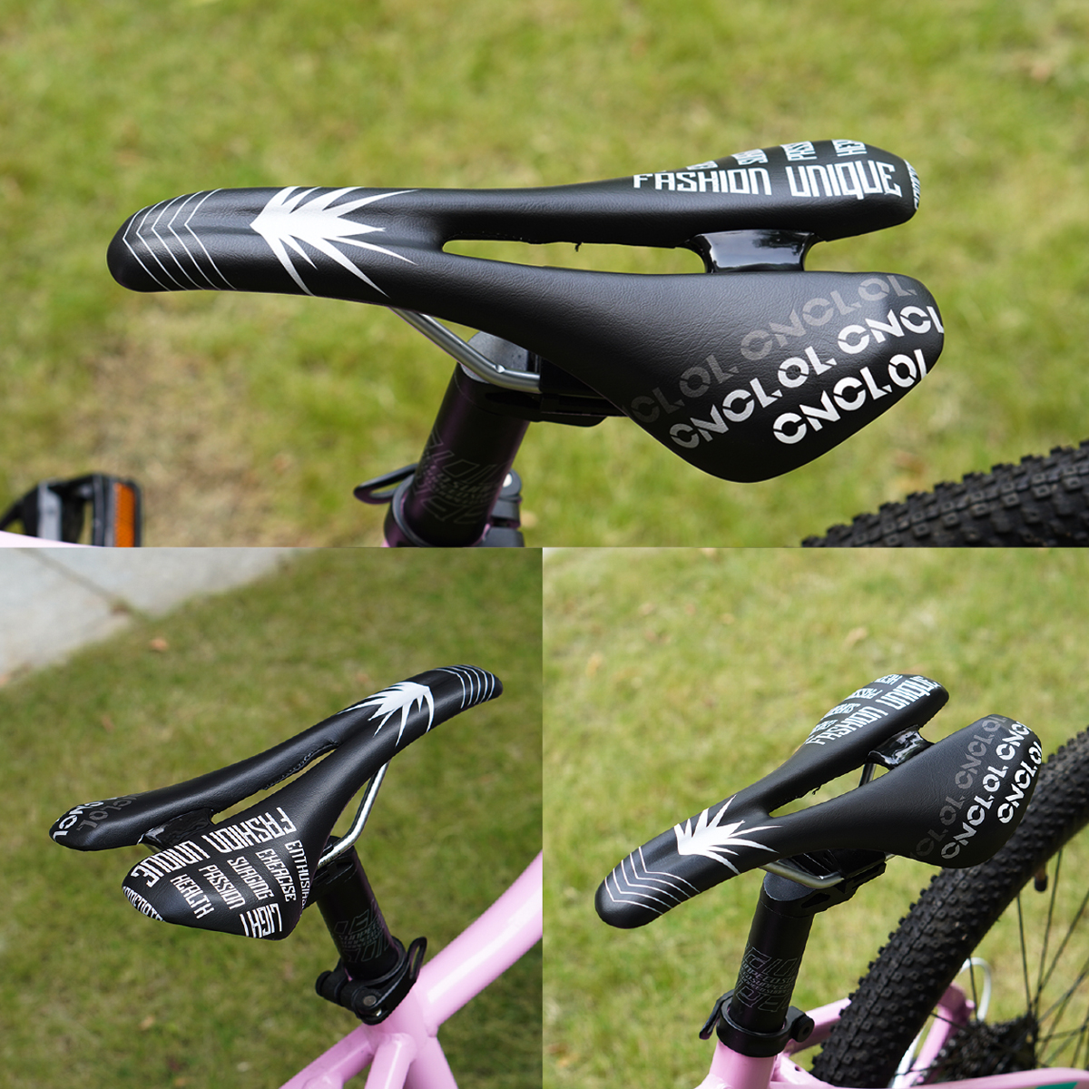 Bike Seat,Comfortable Bike Seat-Universal Replacement Bicycle Saddle-Waterproof Leather