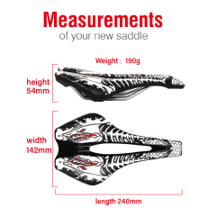 Bike Seat,Comfortable Bike Seat-Universal Replacement Bicycle Saddle-Waterproof Leather