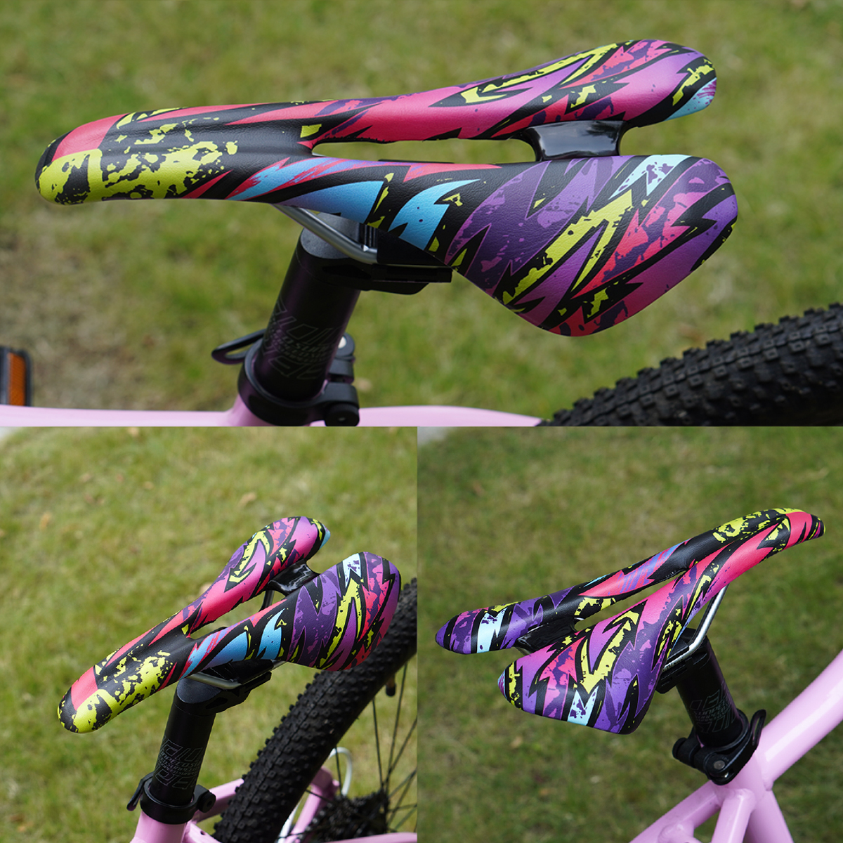 Bike Seat,Comfortable Bike Seat-Universal Replacement Bicycle Saddle-Waterproof Leather