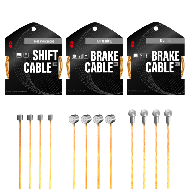 Bike Brake Cable Set,Universal Standard Bicycle Brake Cable, Professional Bicycle Brake line For Front and Rear Mountain MTB