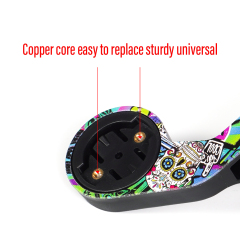 Bike Computer Mount Out Front Mount Compatible with Garmin Edge GPS Bike Computer, Extended Mount Road MTB Accessories