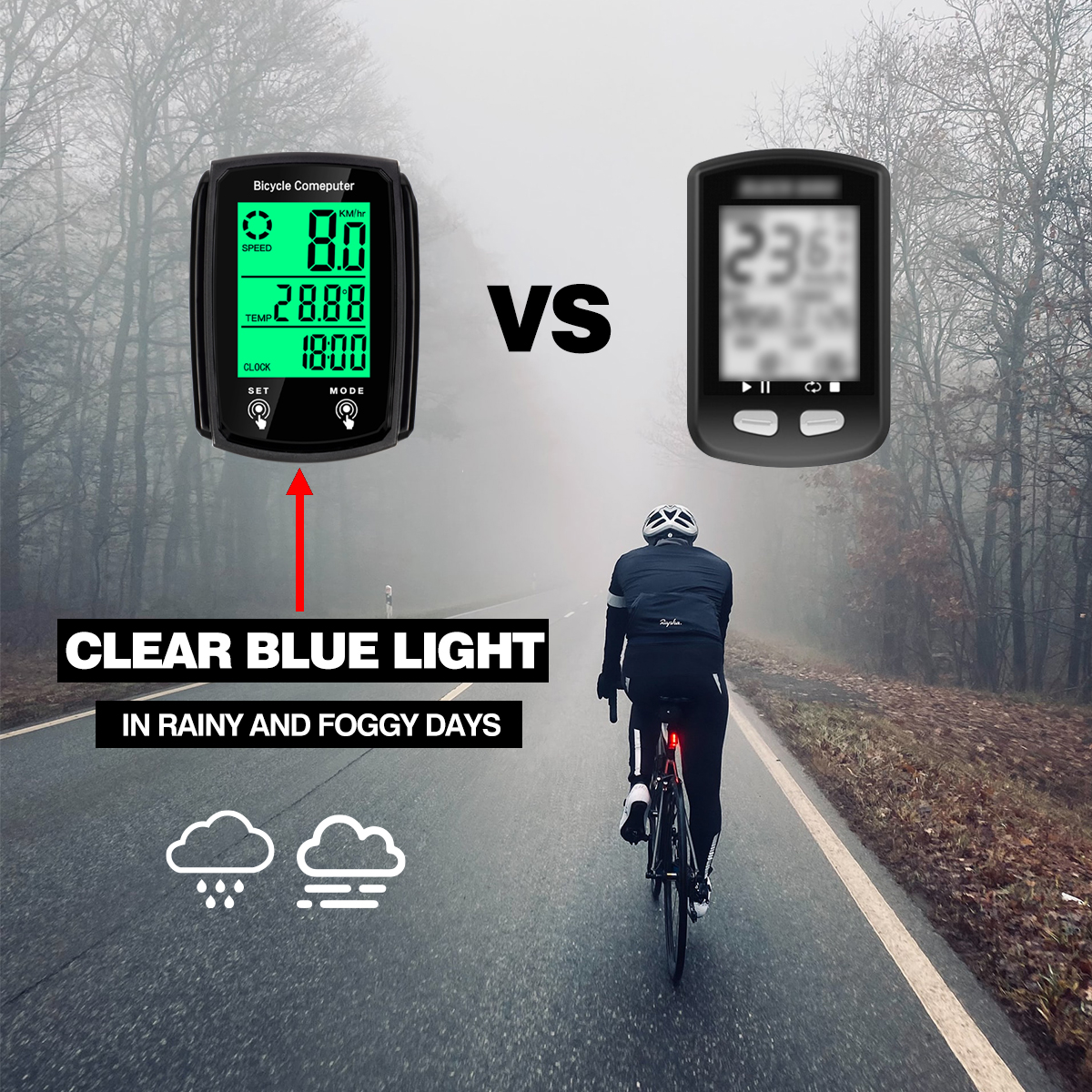 Bike Computer,Waterproof Bicycle Bike Cycle Lcd Display Digital Computer Speedometer cycling computer Bicycle Accessories